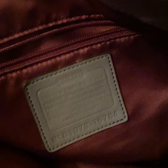 Silver Coach tote - Picture 13 of 13